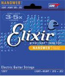 Elixir Nanoweb; E-Gitarren Saiten; Super Light .009 - .042