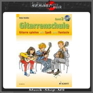 Schott; Dieter Kreidler; Gitarrenschule; Gitarre spielen mit spass und fantasie; ED 20352-50